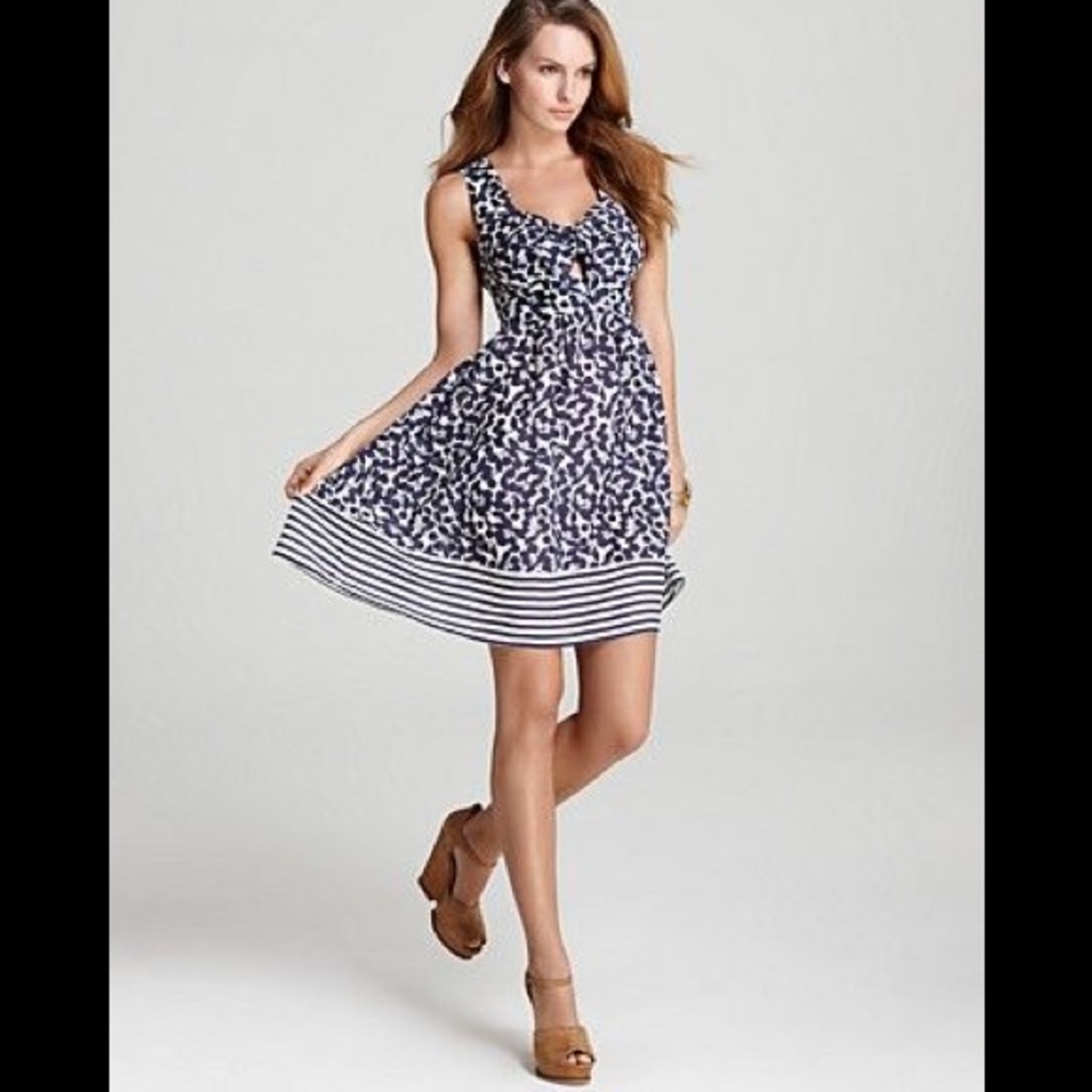 Nanette Lepore Swimwear Cherry Print Bow Dress